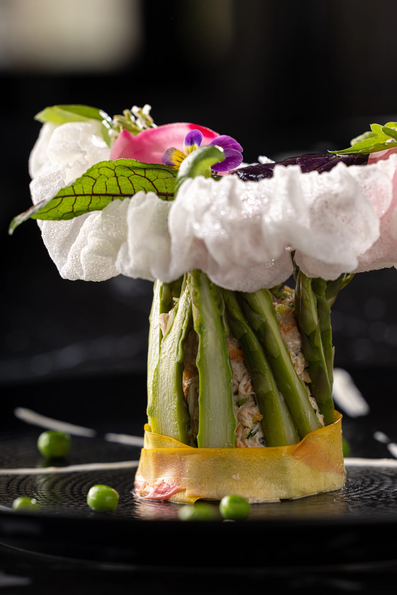 Filet de bœuf avec purée d'olives noires, création culinaire par Marc Cordy